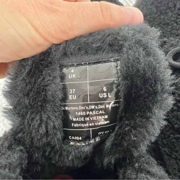 Dr. Martens Black Fleece Combat Boots - Picture 6 of 12